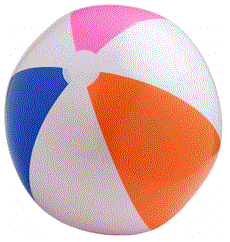 Beach ball for pool party