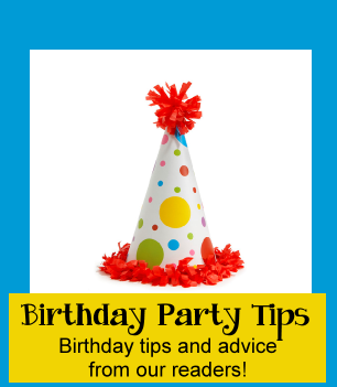 Birthday party tips for planning a birthday party