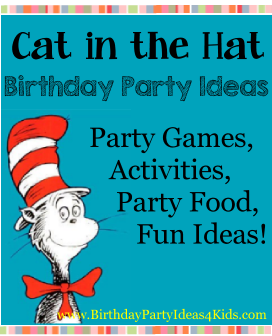 Cat in the Hat Birthday Party Ideas