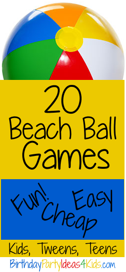 Beach ball games clearance for preschoolers