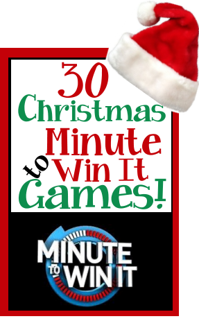 30 Christmas Minute to Win It Games – Love of the Party